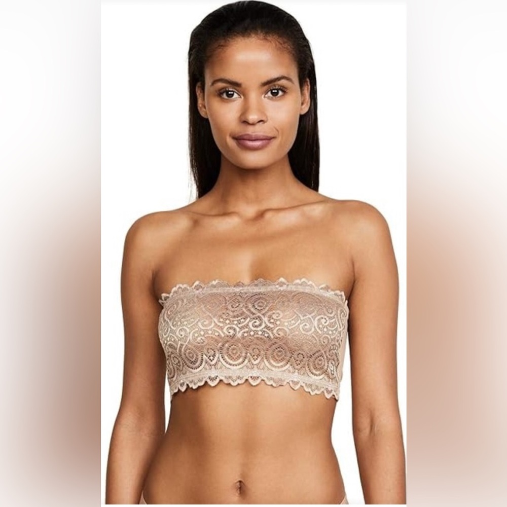 Free People Lace Bandeau - Beige / Champagne